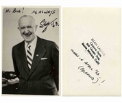 Stan Laurel Signed Photo -- A Polaroid!